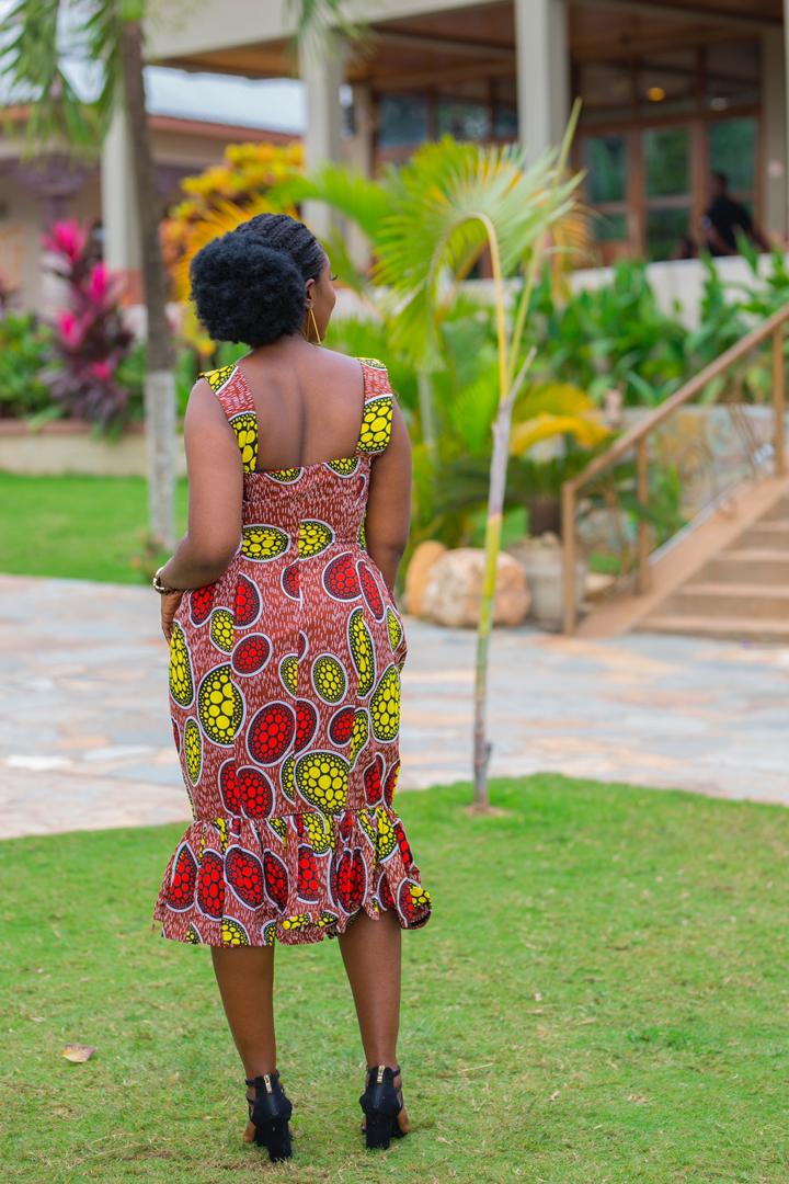 Hadiya African Print Dress