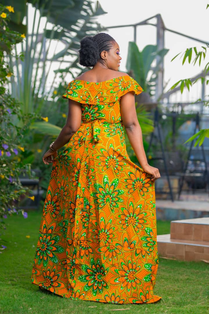 Kagiso African Print Maxi Dress
