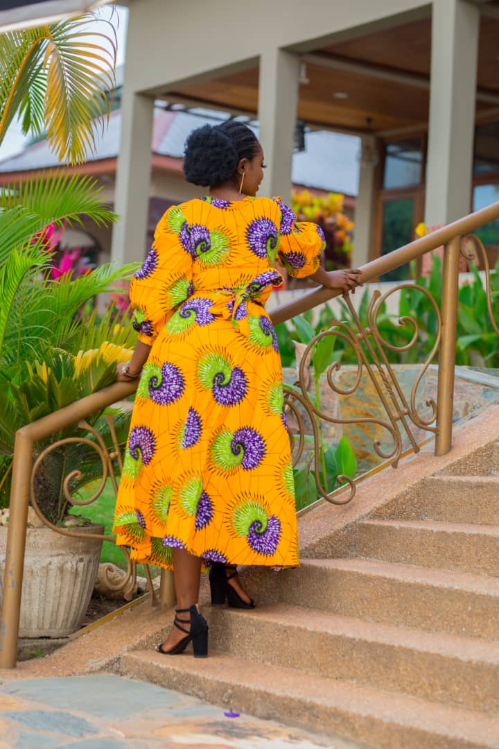 Marjani African Print dress
