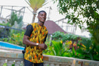 Camisa con estampado africano Kweku