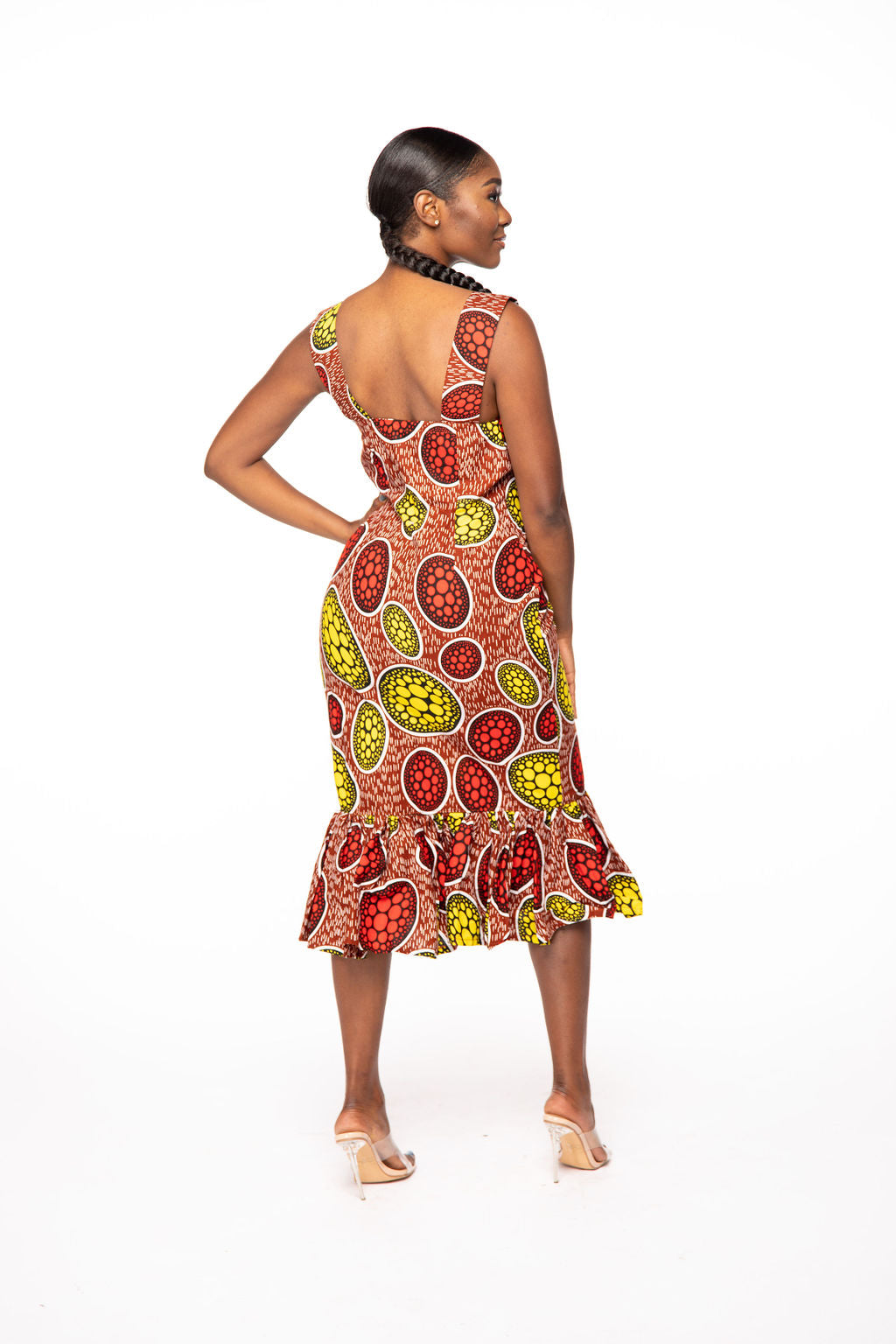 Hadiya African Print Dress