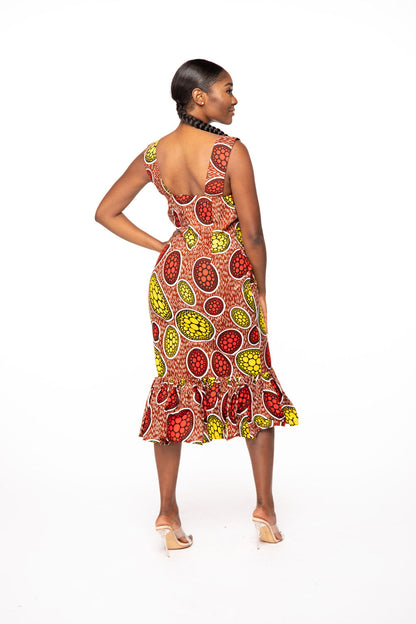 Women ready to wear african print dress