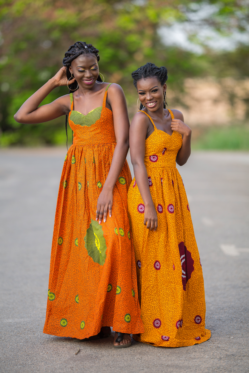 Zuhrah Maxi African Print Dress