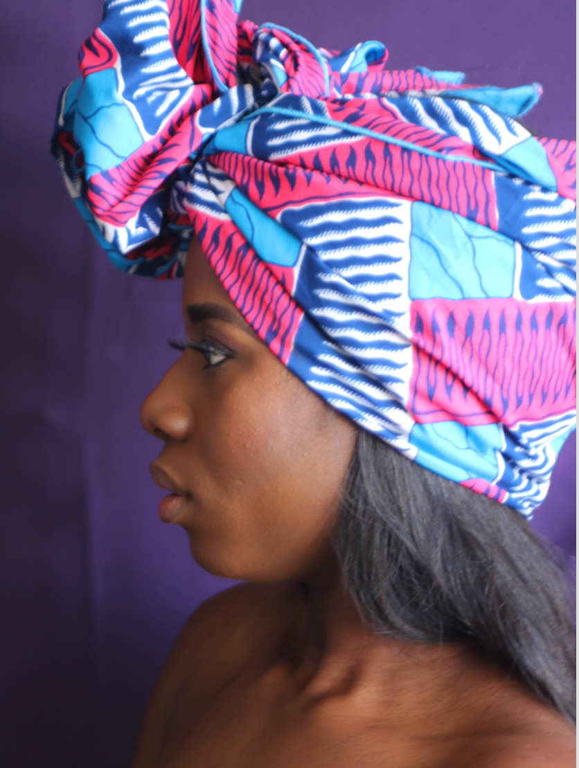 Diamond African Print Headwrap