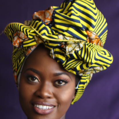 Gorgeous African Print headwrap for purchase online