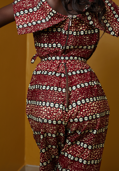 Sunnyi African Print Jumpsuit