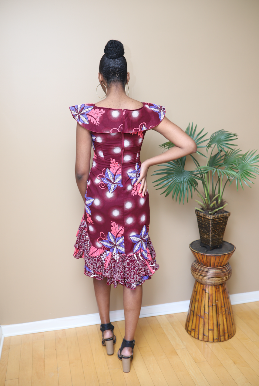 Malaika African Print Dress